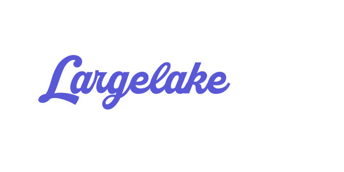 Largelake Font Download