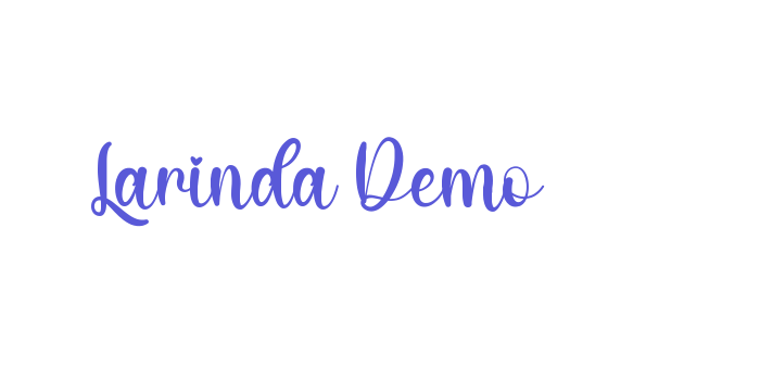 Larinda Demo Font Download