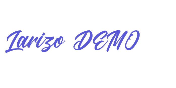 Larizo DEMO Font Download