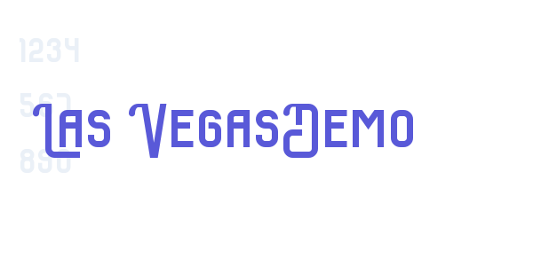 Las VegasDemo font free