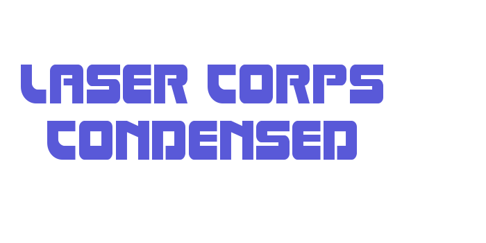 Laser Corps Condensed Font Download