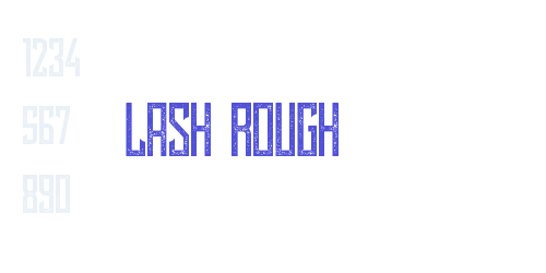 Lash Rough-font-download