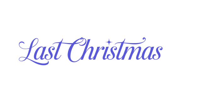 Last Christmas Font Download