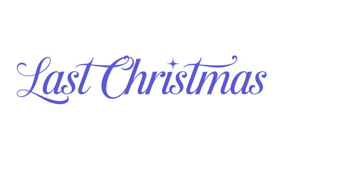 Last Christmas Font