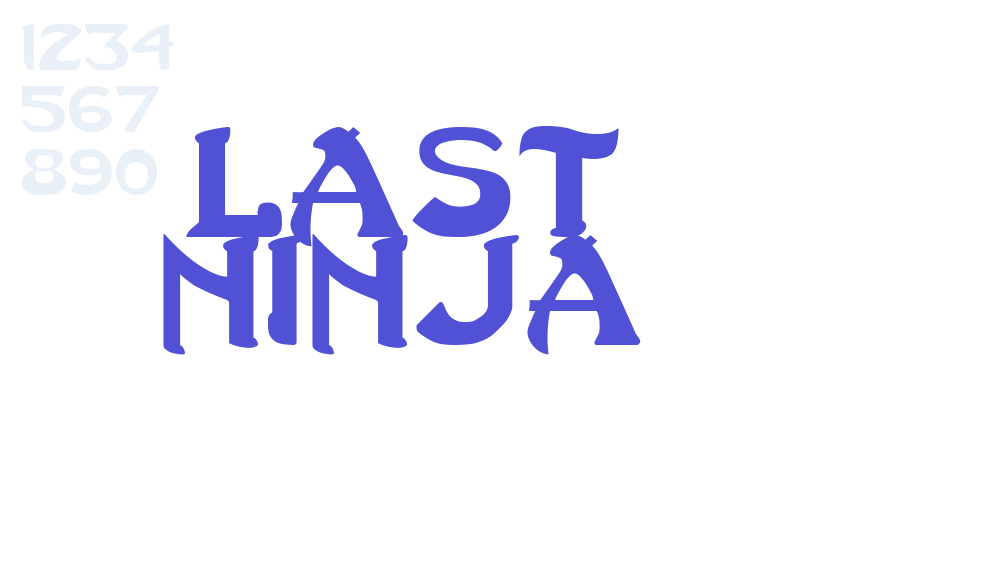 Last Ninja-font-download