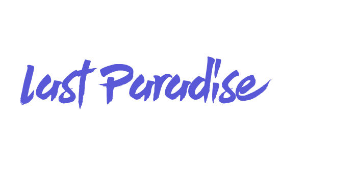 Last Paradise Font Download