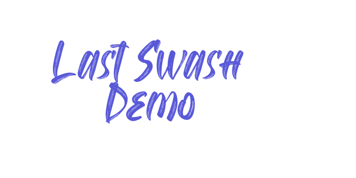 Last Swash Demo Font Download