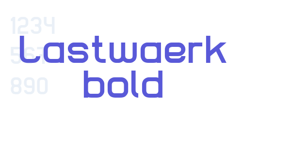 Lastwaerk bold font free