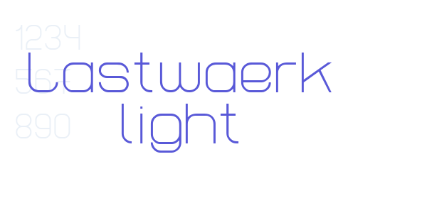 Lastwaerk light font free