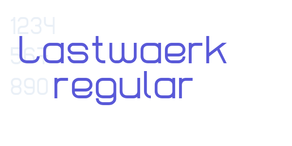 Lastwaerk regular font free