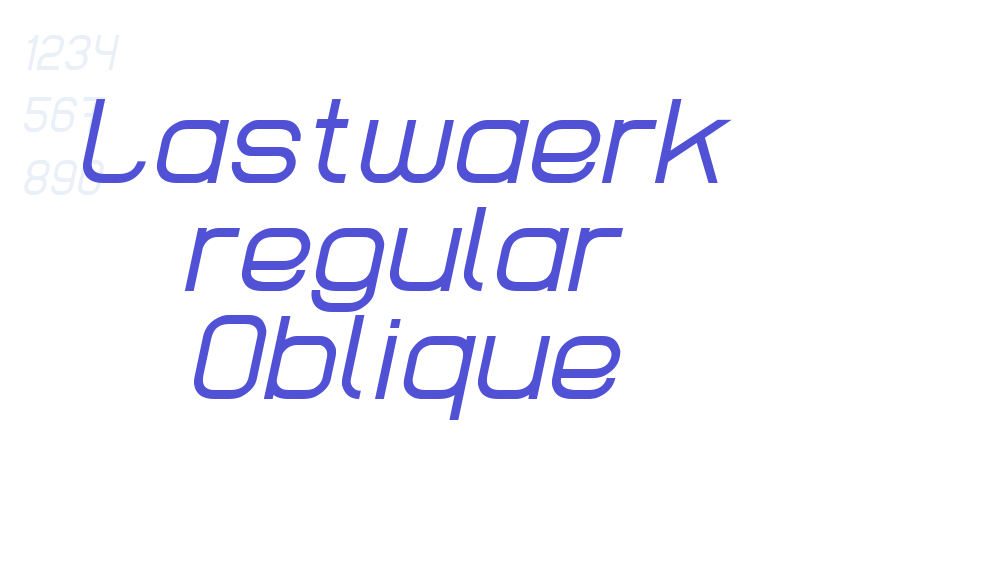 Lastwaerk regular Oblique-font-download