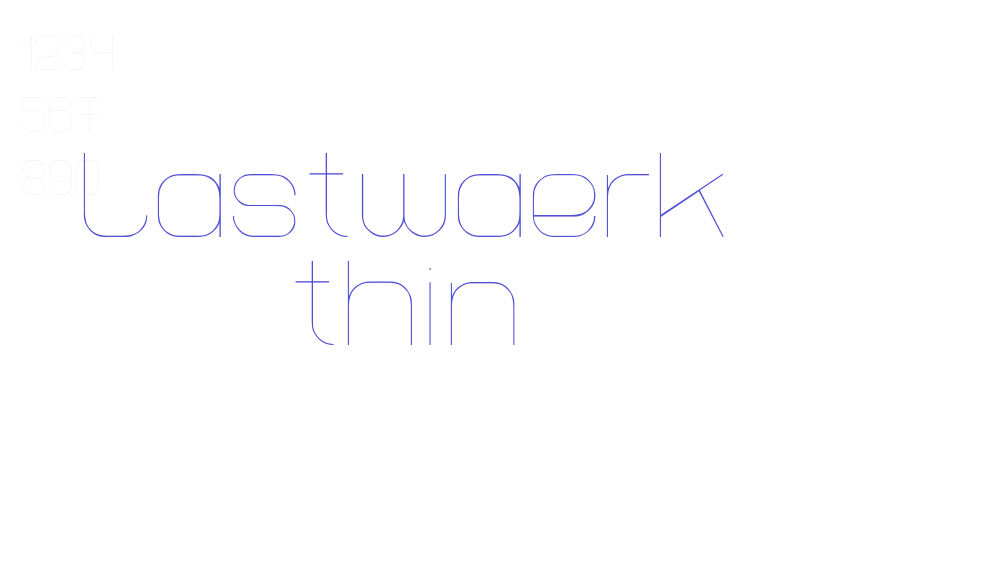 Lastwaerk thin-font-download