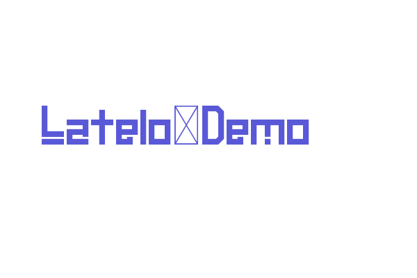 Latelo-Demo Font