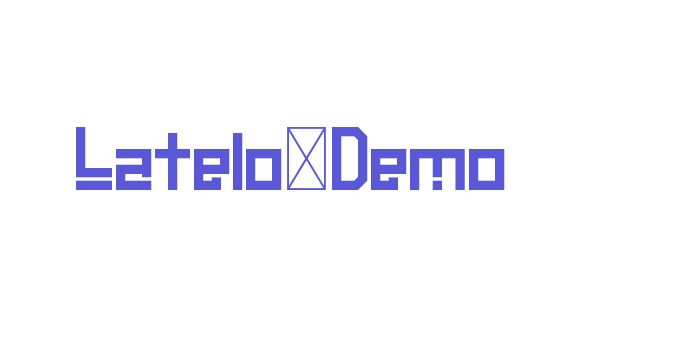 Latelo-Demo Font Download