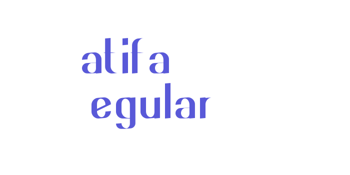 Latifa DEMO Regular Font