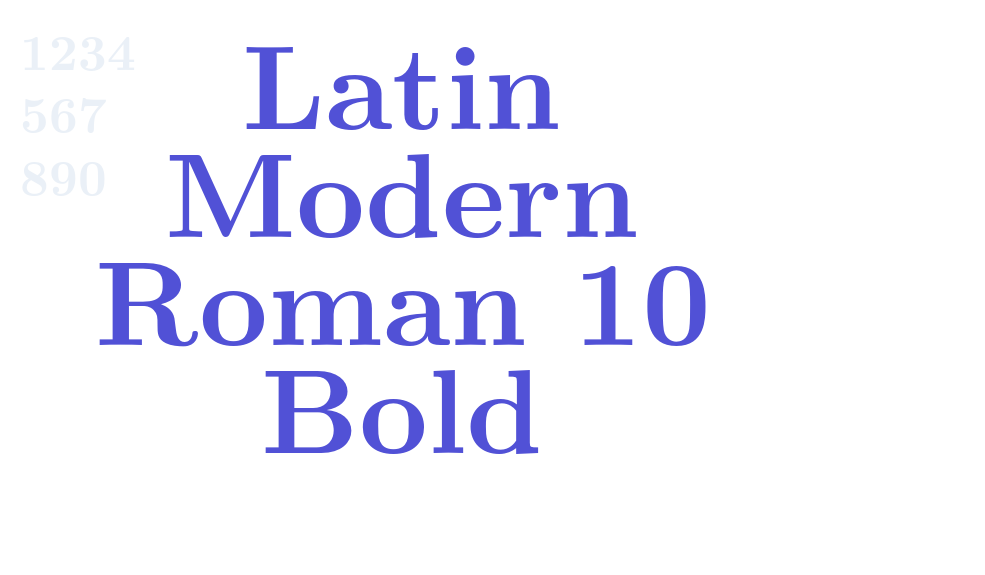 Latin Modern Roman 10 Bold-font-download