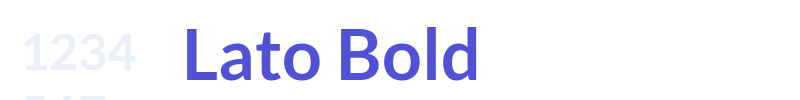 Lato Bold-font
