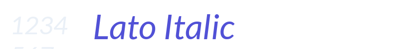 Lato Italic-font