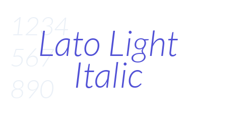 Lato Light Italic-font-download