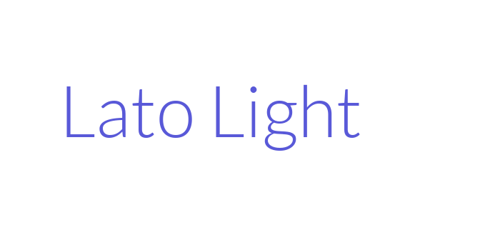 Lato-Light Font