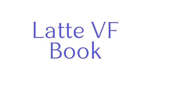 Latte VF Book Font Download