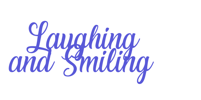 Laughing and Smiling Font Download