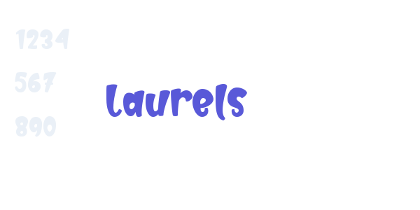 Laurels font free