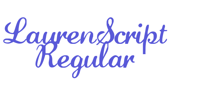 LaurenScript Regular Font Download