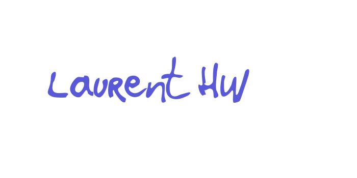 Laurent HW Font