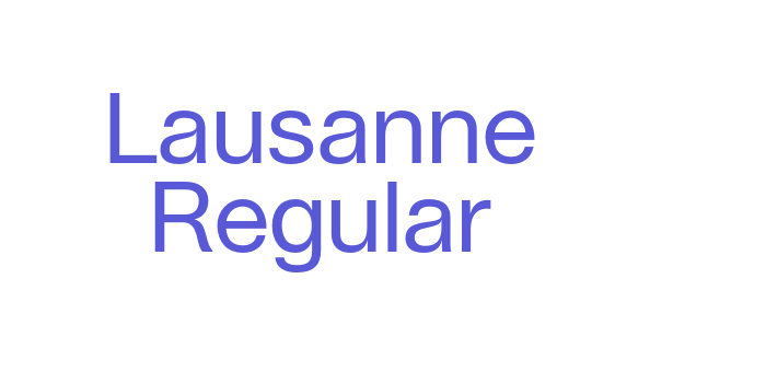 Lausanne Regular Font Download