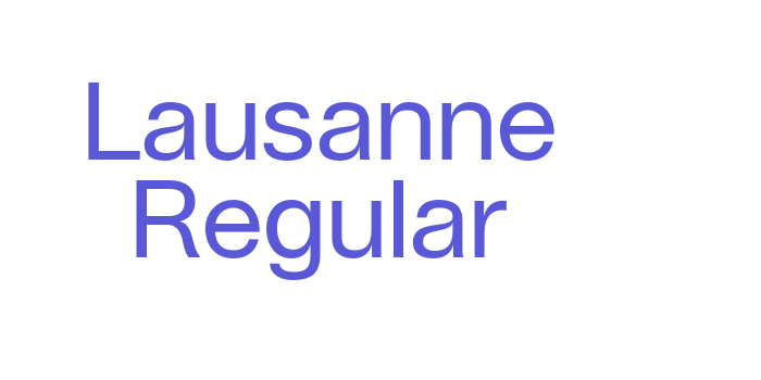 Lausanne Regular Font