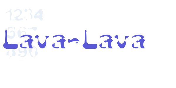 Lava-Lava font free