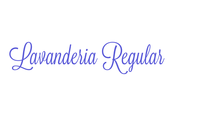 Lavanderia Regular Font Download