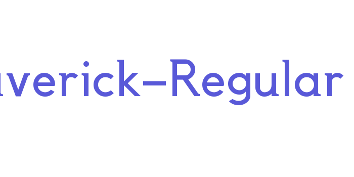 Laverick-Regular Font Download