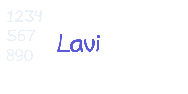 Lavi font free