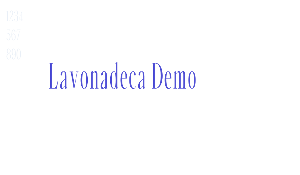 Lavonadeca Demo-font-download