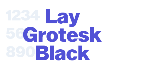 Lay Grotesk Black-font-download