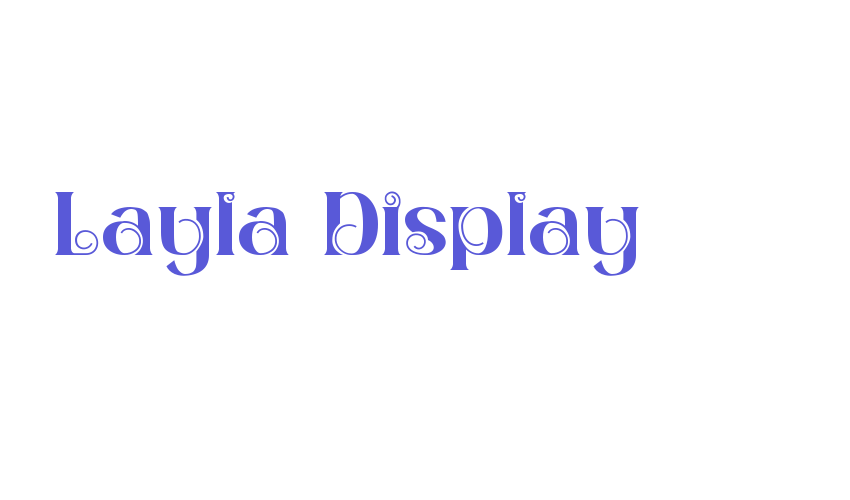 Layla Display Font