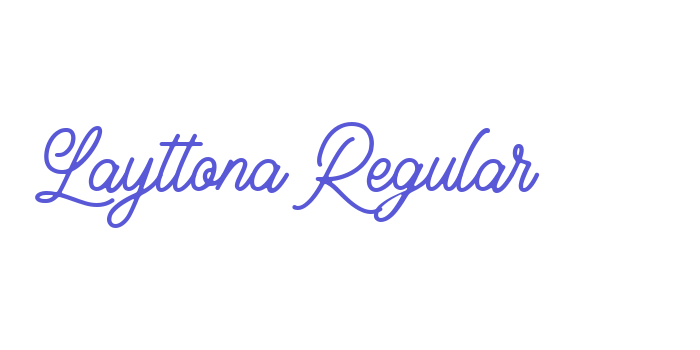 Layttona Regular Font Download