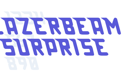 Lazerbeam surprise Font Download