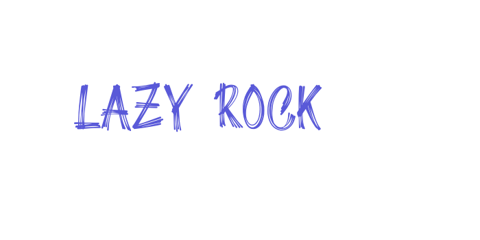 Lazy Rock Font Download