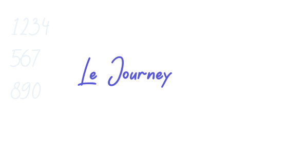 Le Journey font free