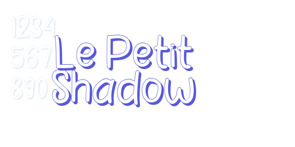 Le Petit Shadow font free