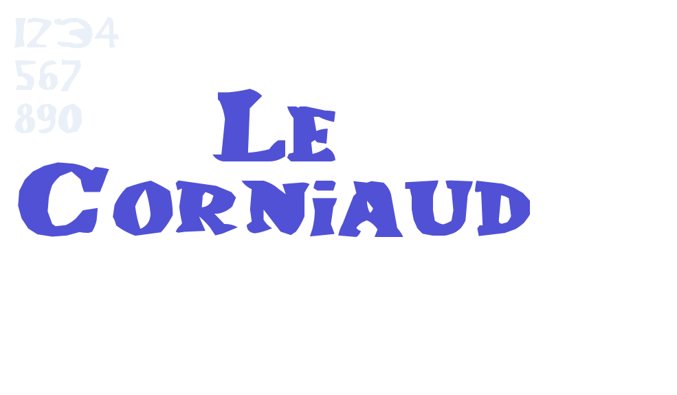 Le Corniaud-font-download