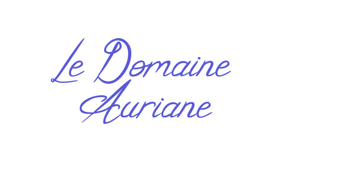 Le Domaine Auriane Font Download