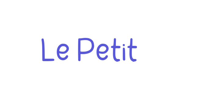 Le Petit Font Download