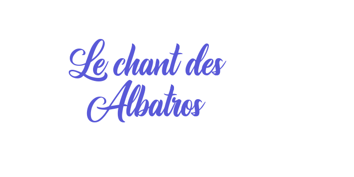 Le chant des Albatros Font Download