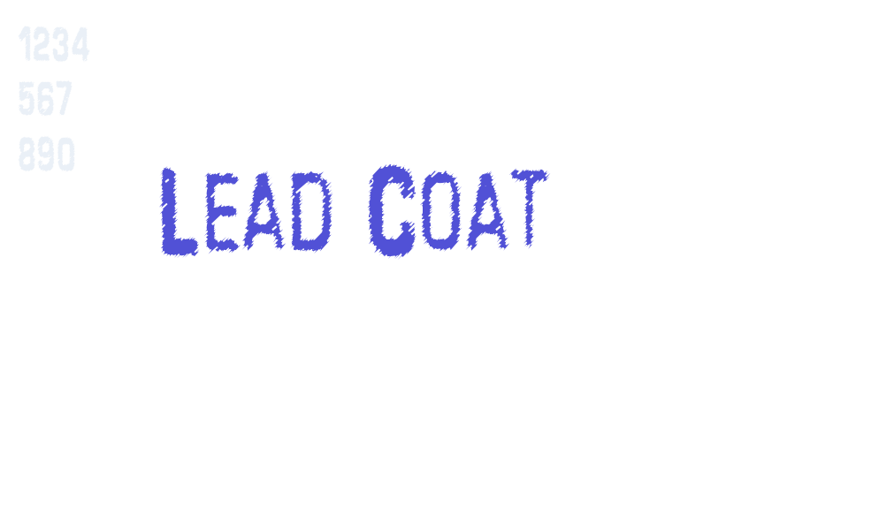 Lead Coat-font-download