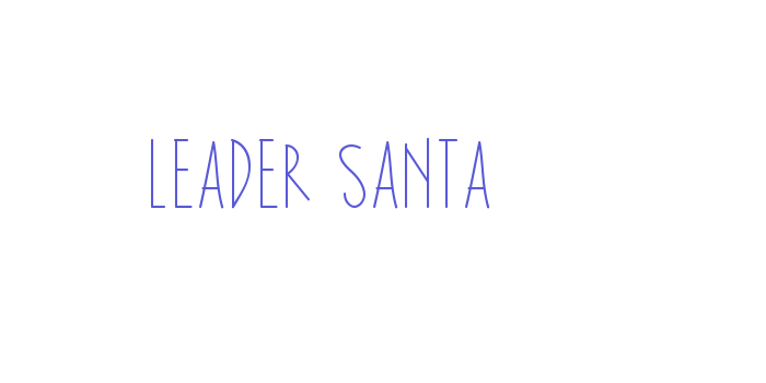 Leader Santa Font Download