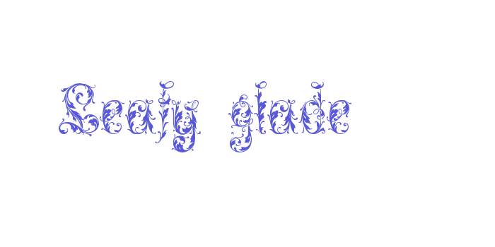 Leafy glade Font Download